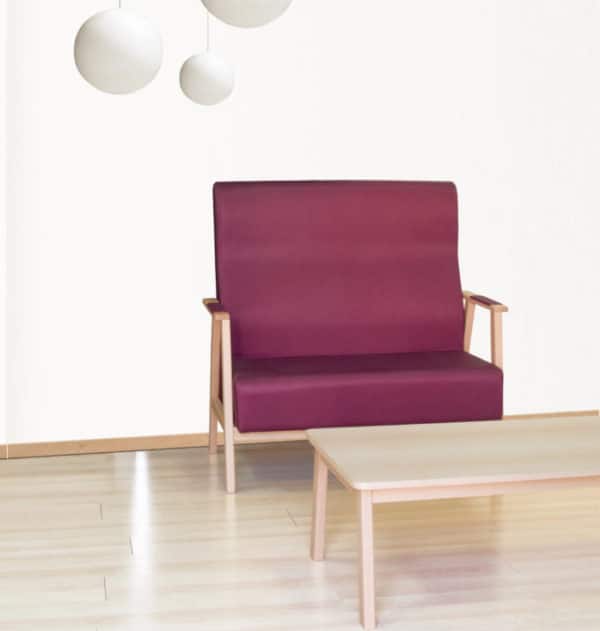 Serie UNNA sillas sillones butacas sillón Mobiliario Geriátrico vista 3