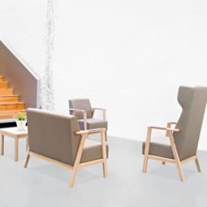 Serie UNNA sillas sillones butacas sillón Mobiliario Geriátrico vista 4