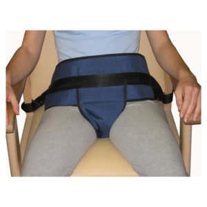 Cinturón de sujeción pélvico perineal para sillas y sillones